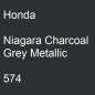 Preview: Honda, Niagara Charcoal Grey Metallic, 574.